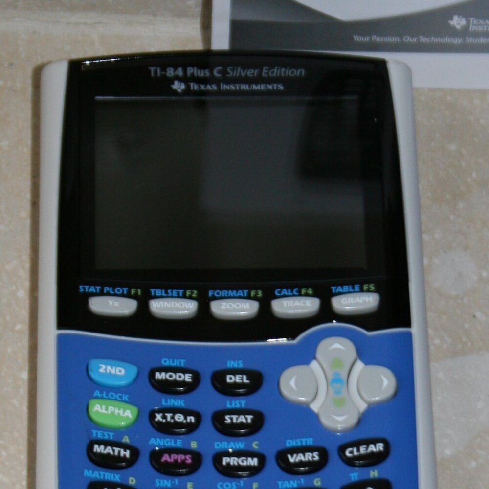 Texas Instruments TI-84 Plus C Silver Edition Graphing Calculator - Picture 15 of 15